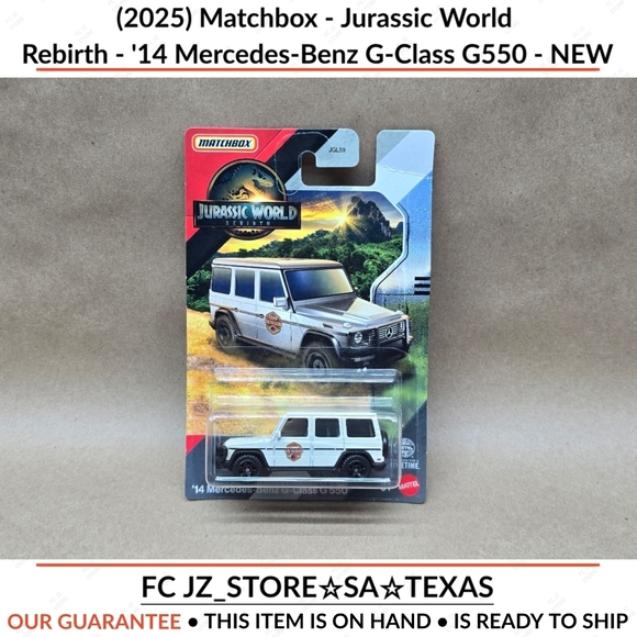 MATCHBOX Other - Matchbox Jurassic World Mercedes-Benz G-Class Toy Car